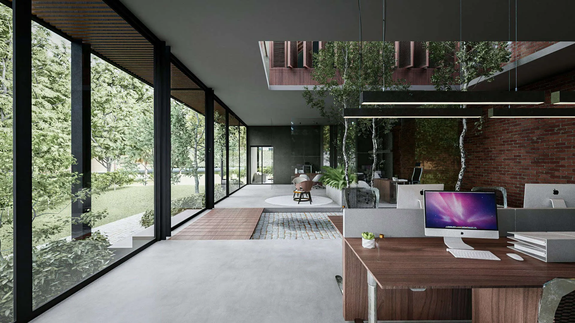 Biophilic Office: Bringing Forest Ecosystems to the Desk for Employee Mental Resilience