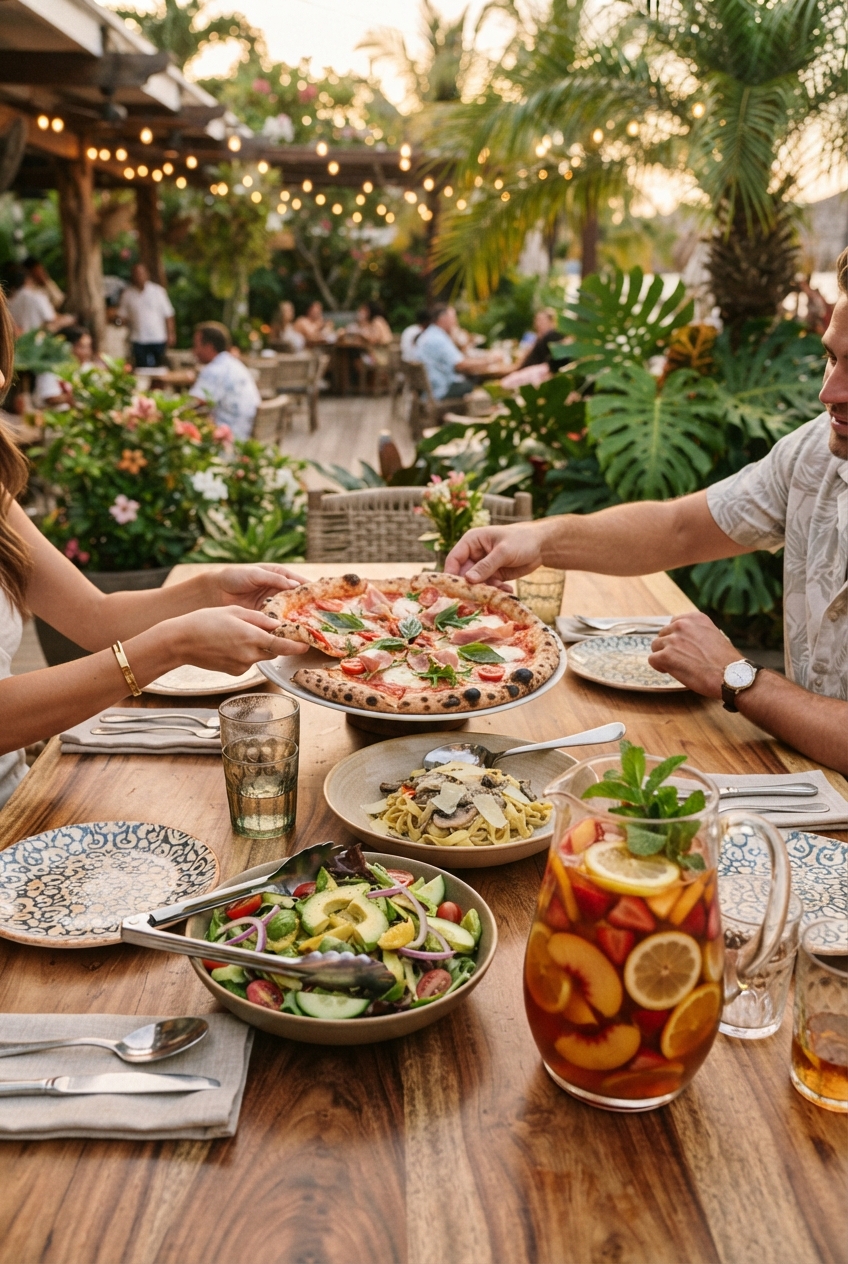 Patio Gathering Feast: Save 20% for Group Dining (For 4 Persons)!