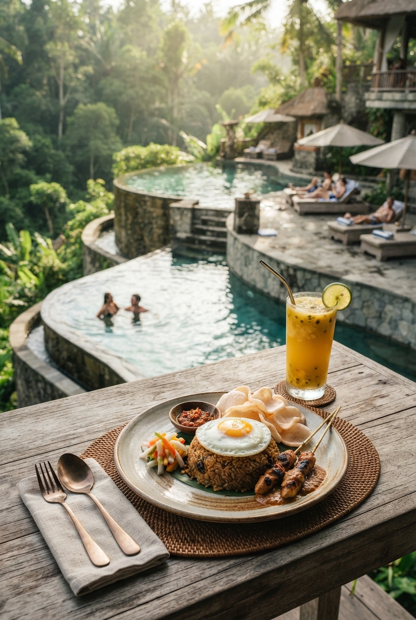 Tropical Escape Day Pass: Swim, Eat & Chill at Tlaga Singha Bali!