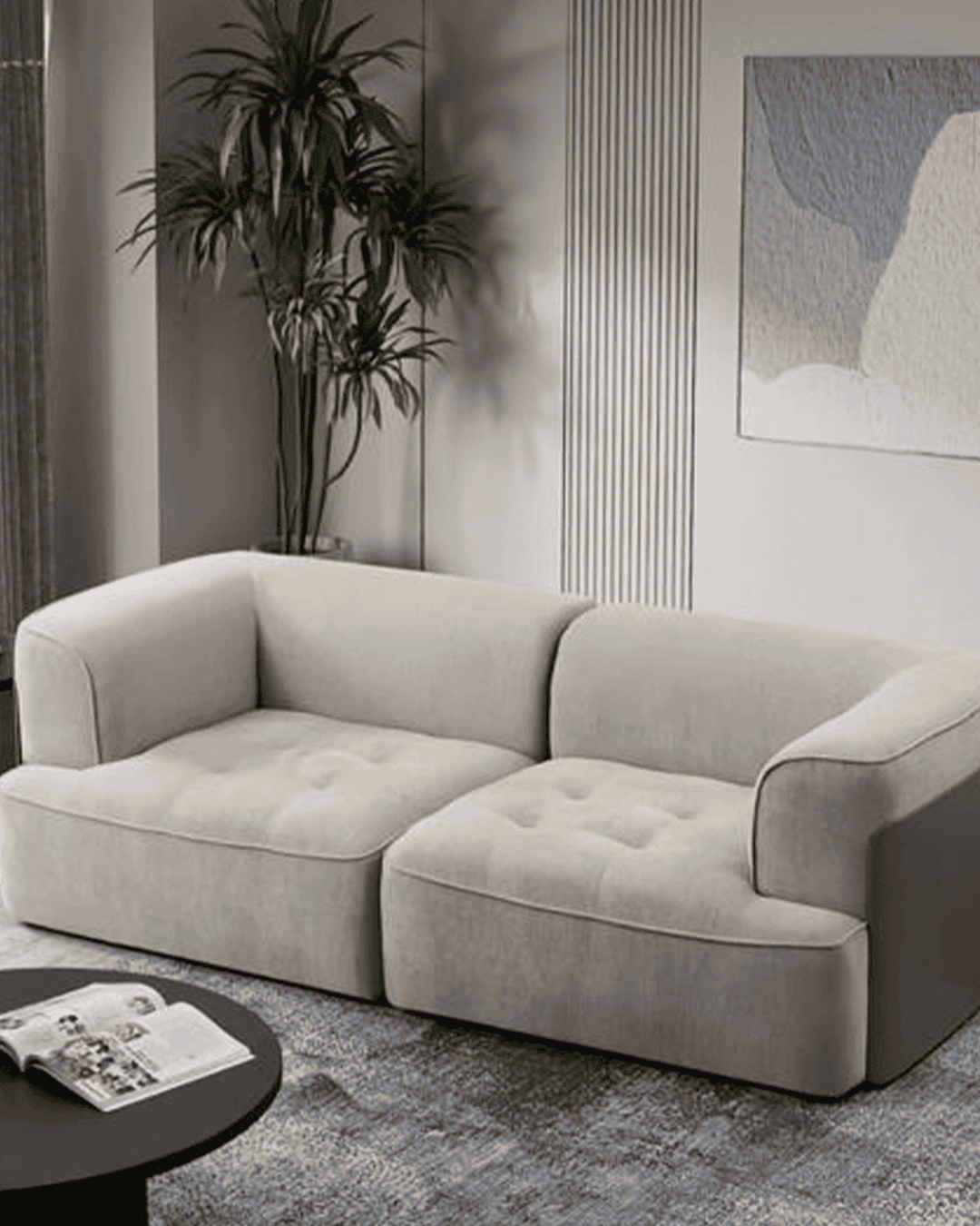 Sentuhan Japandi Modern: Sofa 3-Seater Dekoruma Tenzo NOLAN untuk Hunian Estetik